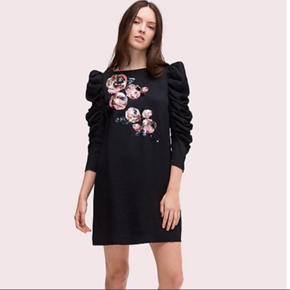 NWOT Kate Spade ♠️ sequin embellished floral dress